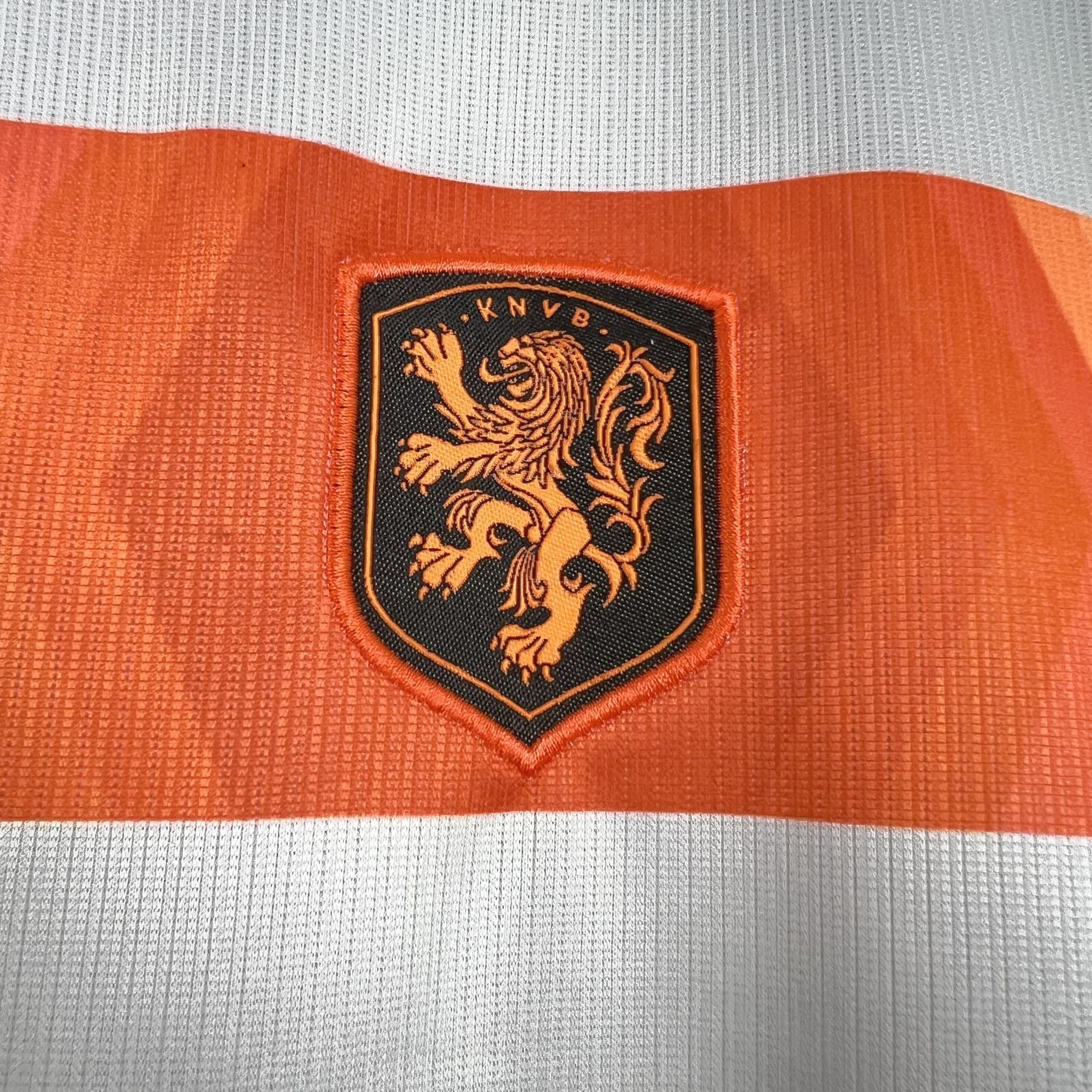Netherlands Away Kit Kids back view