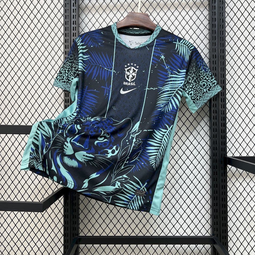 Brazil "Midnight Jaguar" Special Edition Jersey front view