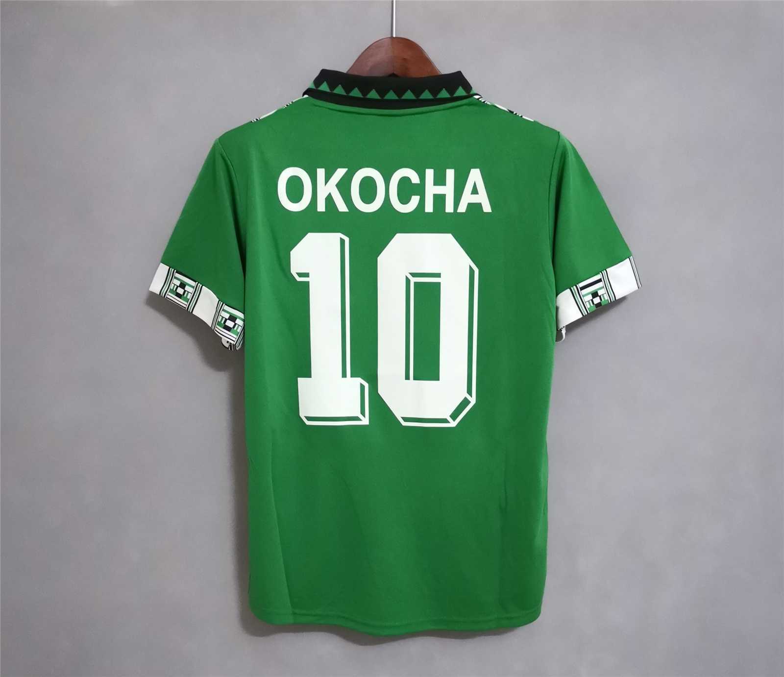 Nigeria 1994 World Cup Home Retro Jersey back view