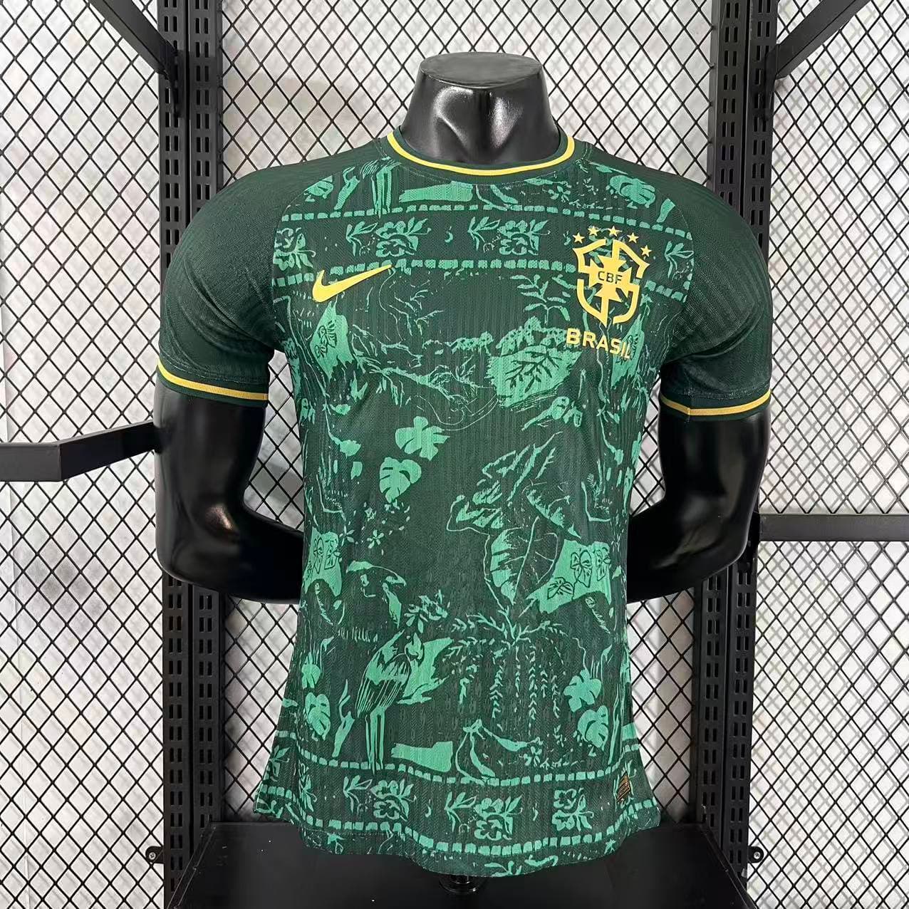 Brazil "Emerald Canopy" Special Edition Jersey front view