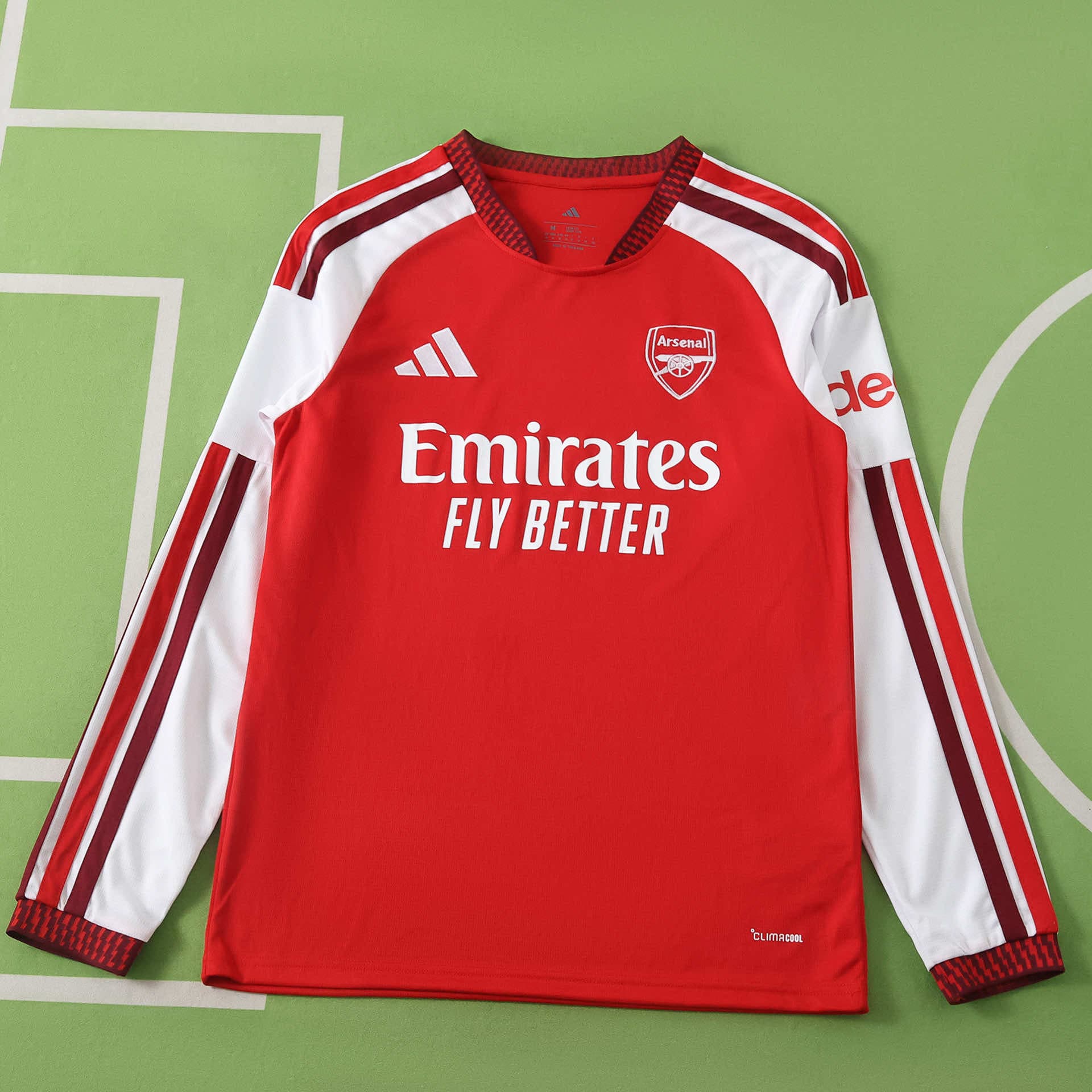 Arsenal Home Long Sleeve 26/27 front view