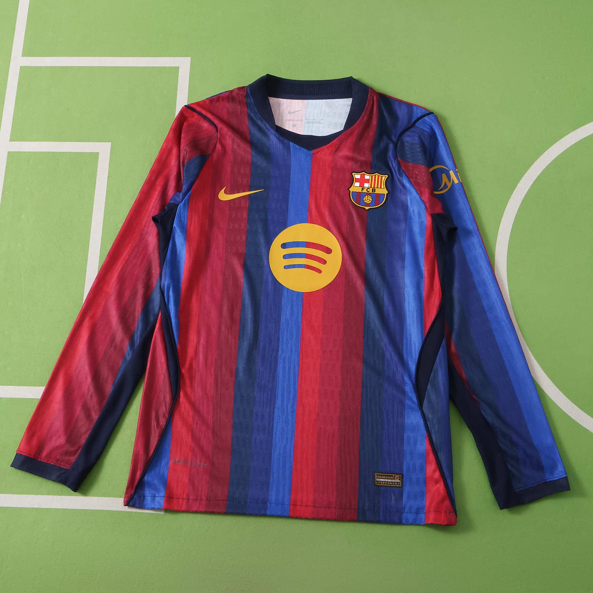 Barcelona Home Long Sleeve 26/27 front view