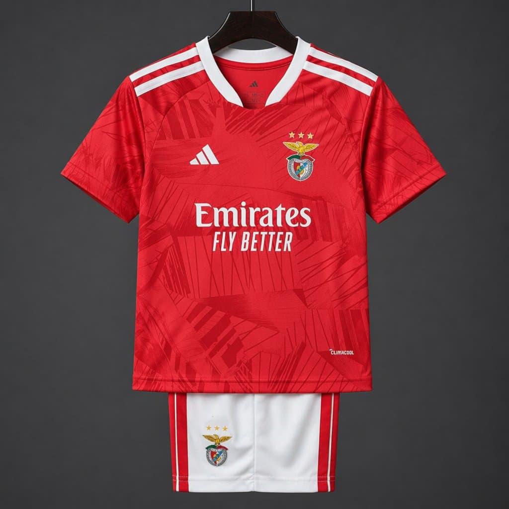 Benfica Home Kids Kit 26/27 front view