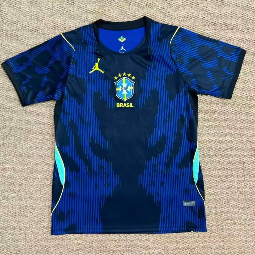 Jordan x Brazil Men's Jersey (Away) front view