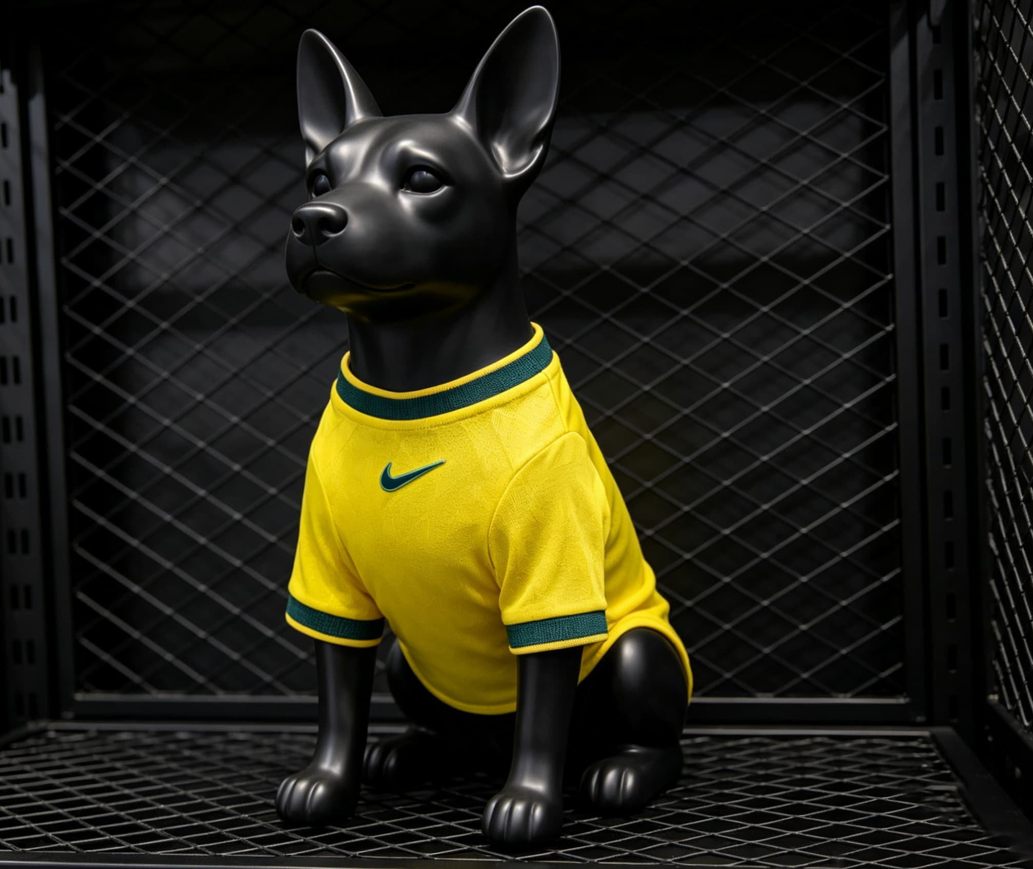 Brazil Home Pet Jersey back view