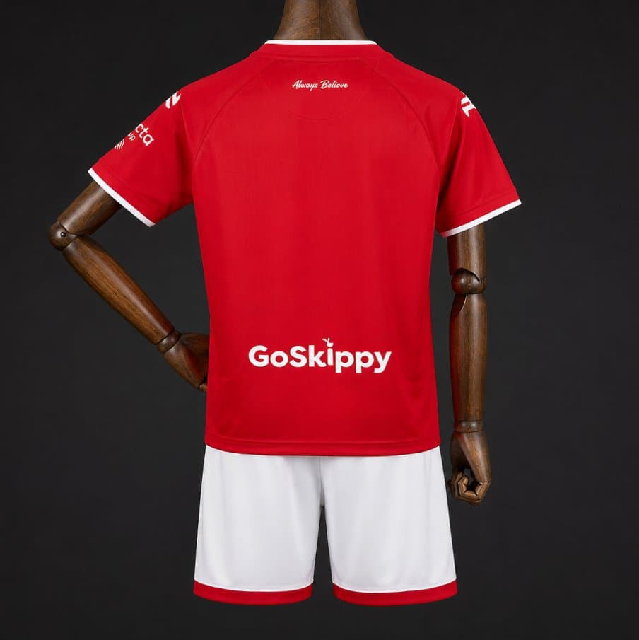 Bristol City Home Kids Kit 26/27 back view