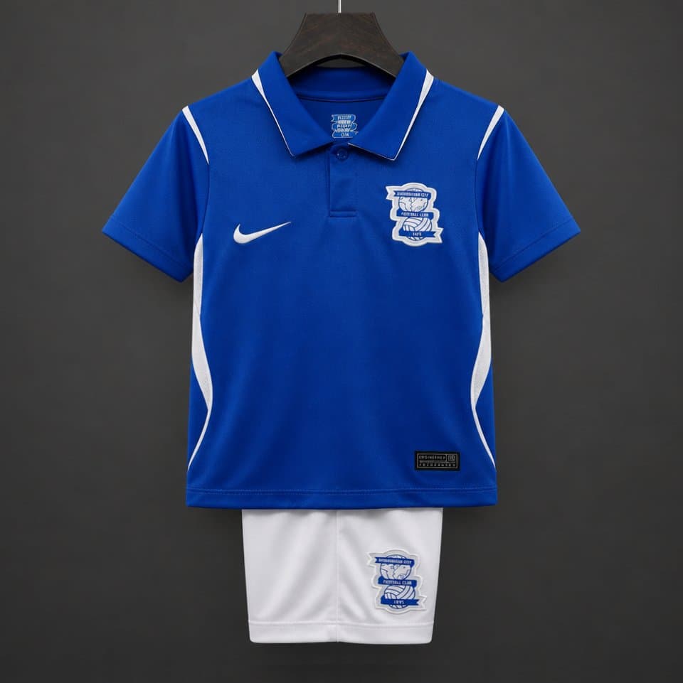 Birmingham City Home 26/27 Kids Kit front view