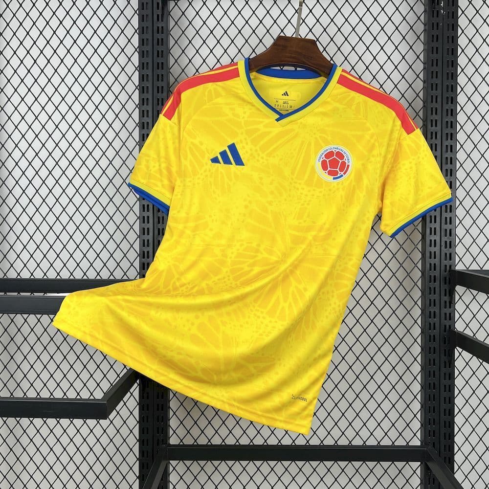 Colombia 2026 World Cup Home Shirt front view