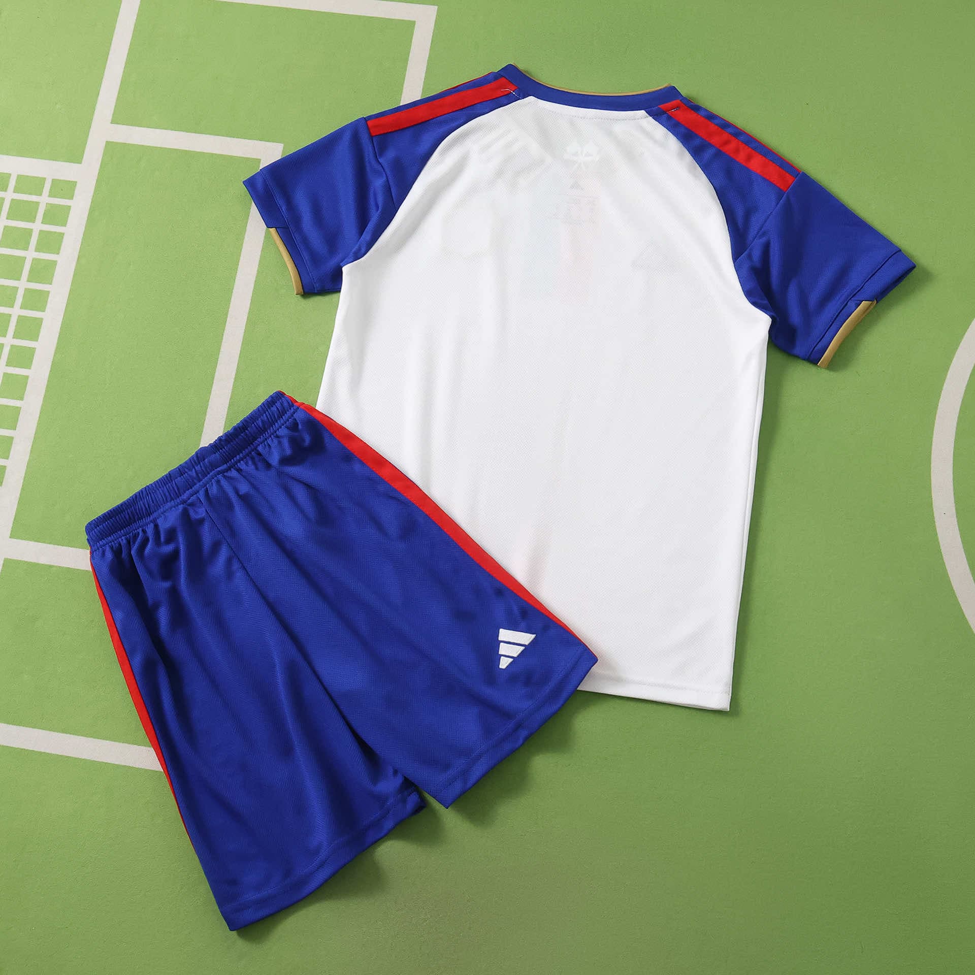 Olympique Lyonnais Home Kids Kit back view