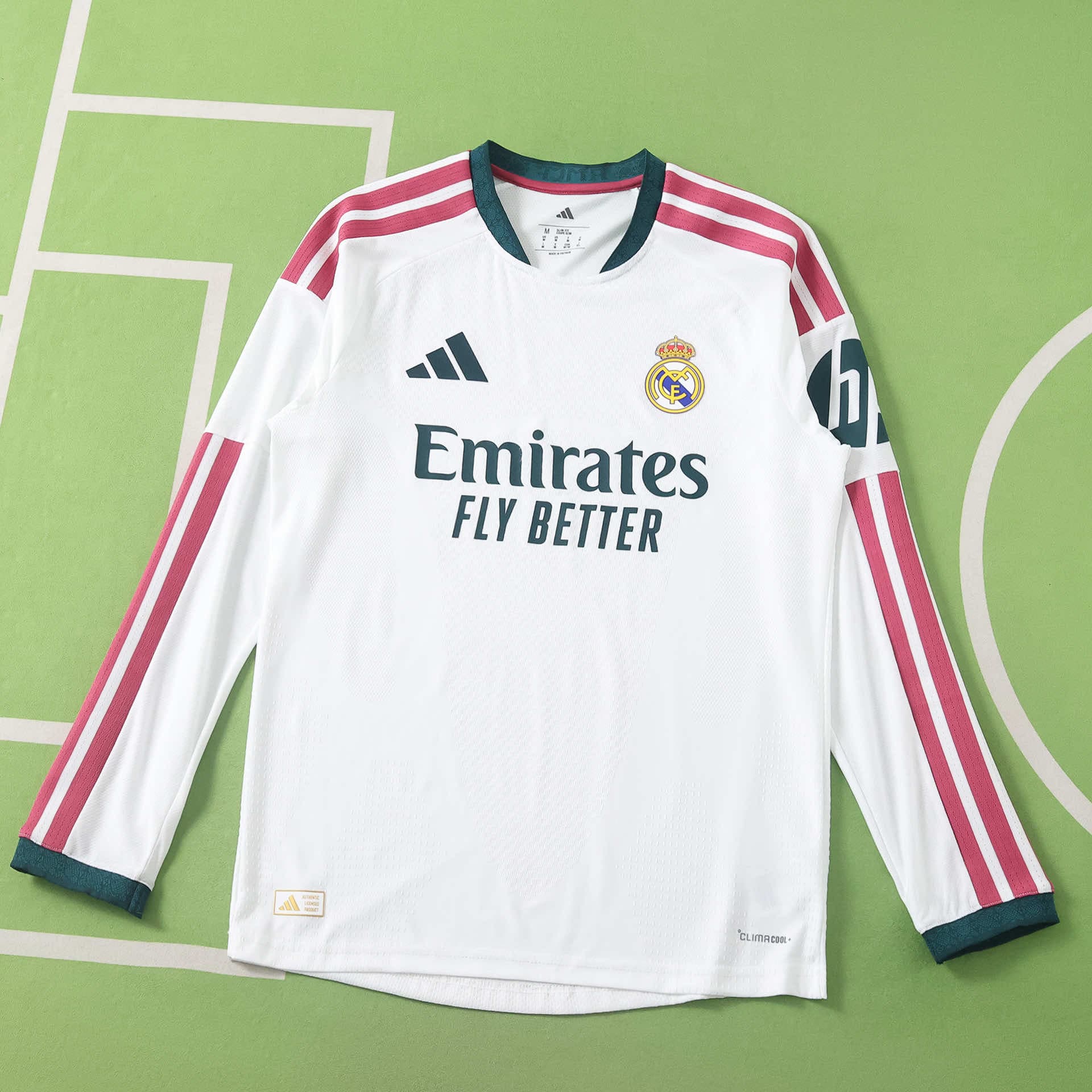 Real Madrid Home Long Sleeve 26/27 front view