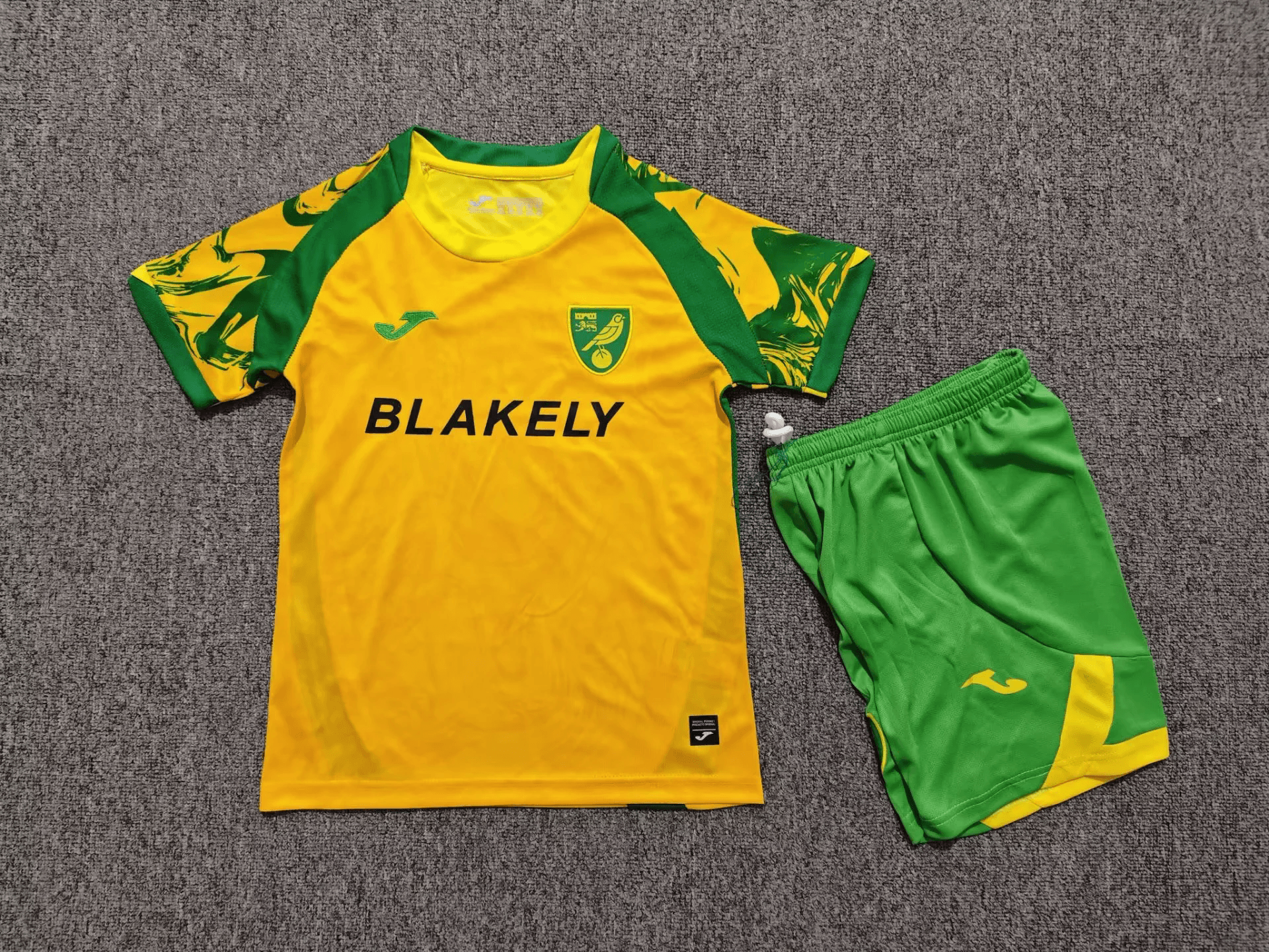 Norwich City Home Kids Kit 26/27 front view