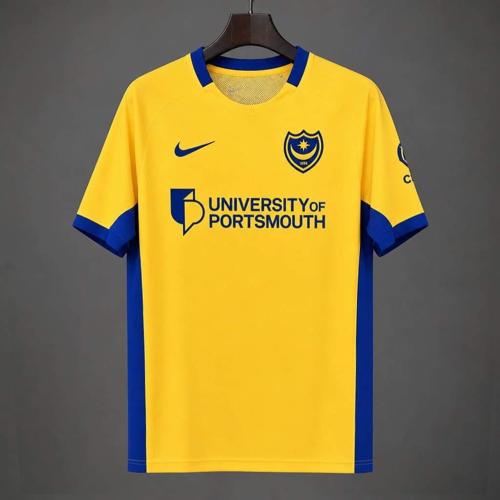Portsmouth Men's Jersey (Away) 26/27 front view