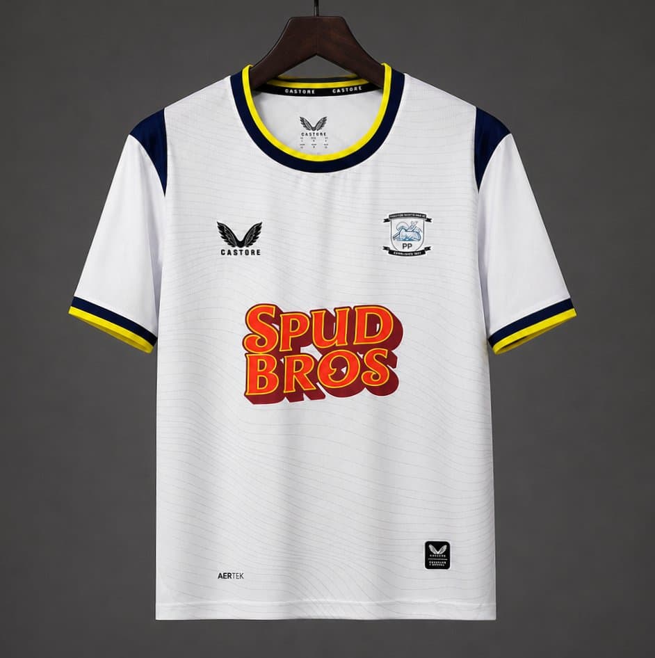 Preston North End Men's Jersey (Home) 26/27 front view