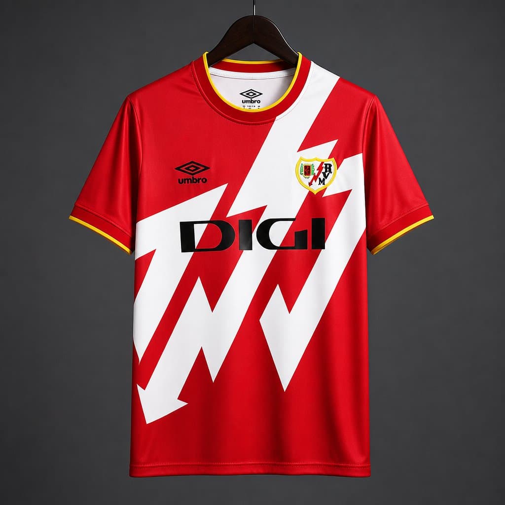 Rayo Vallecano Away Kit 26/27 front view