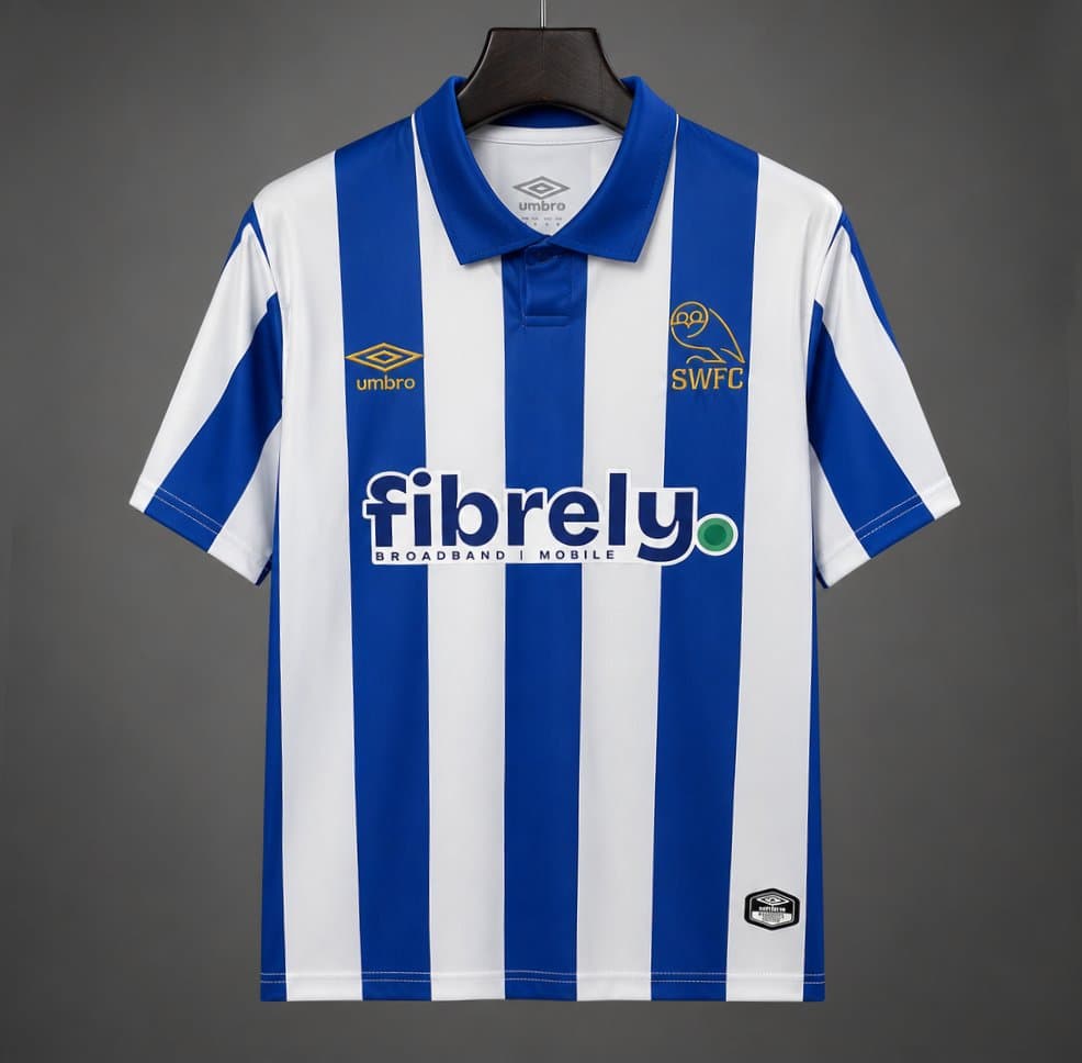 Sheffield Wednesday Men's Jersey (Home) 26/27 front view