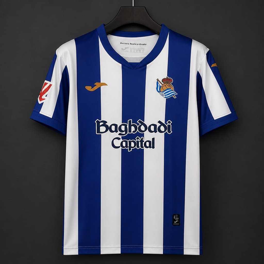 Real Sociedad Home Kit 26/27 front view