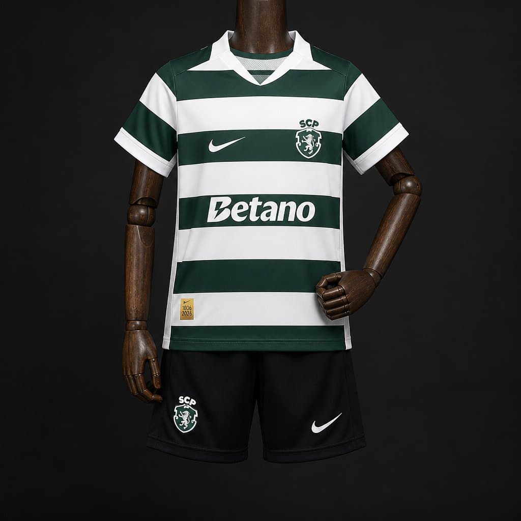 Sporting CP Home Kids Kit 26/27 front view