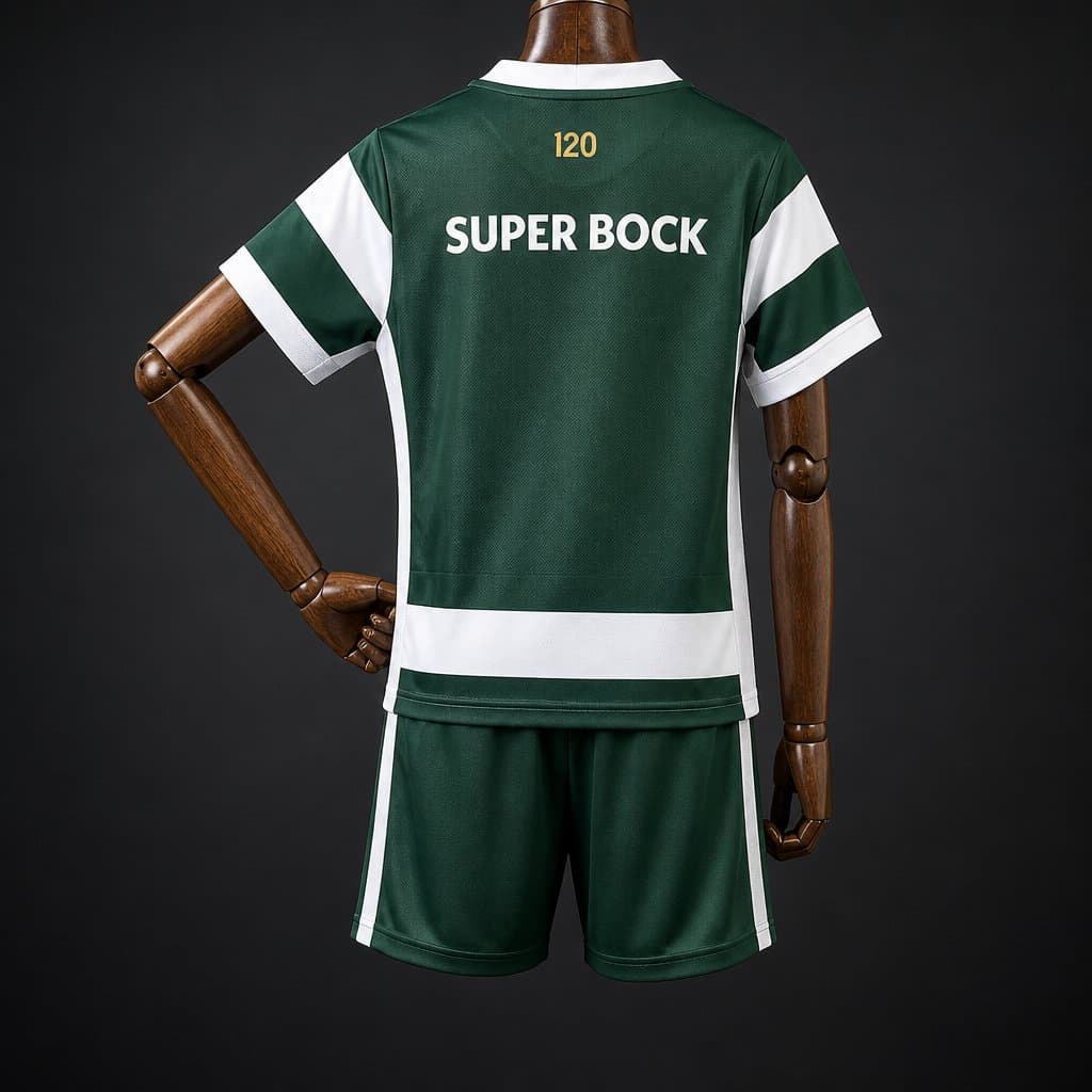 Sporting CP Home Kids Kit 26/27 back view