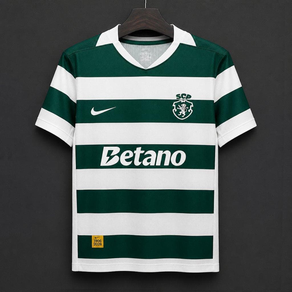 Sporting Lisbon Home Jersey 26/27 front view