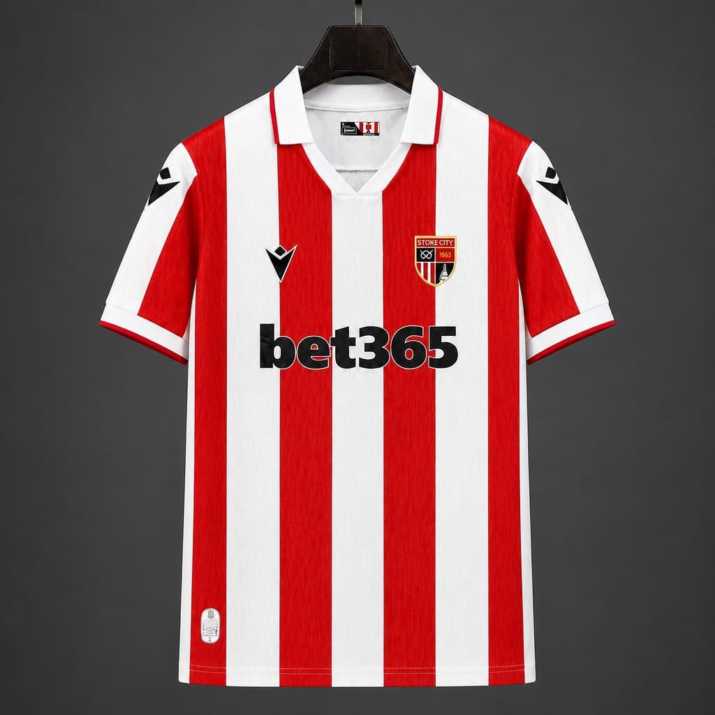 Stoke City Men's Jersey (Home) 26/27 front view