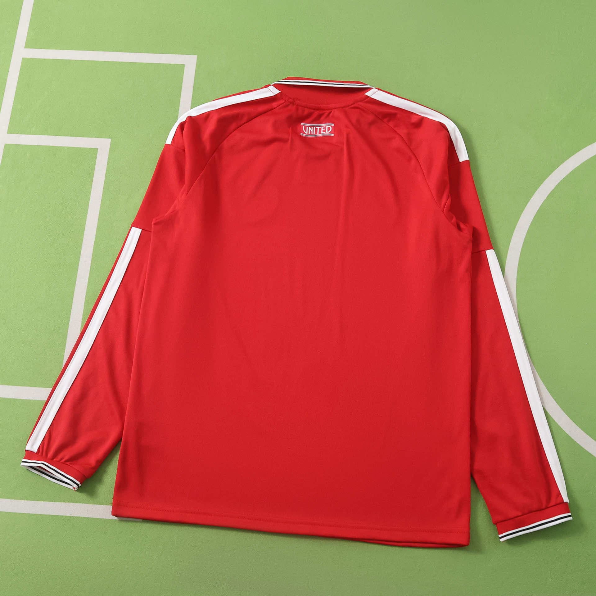 Manchester United Home Long Sleeve 26/27 back view