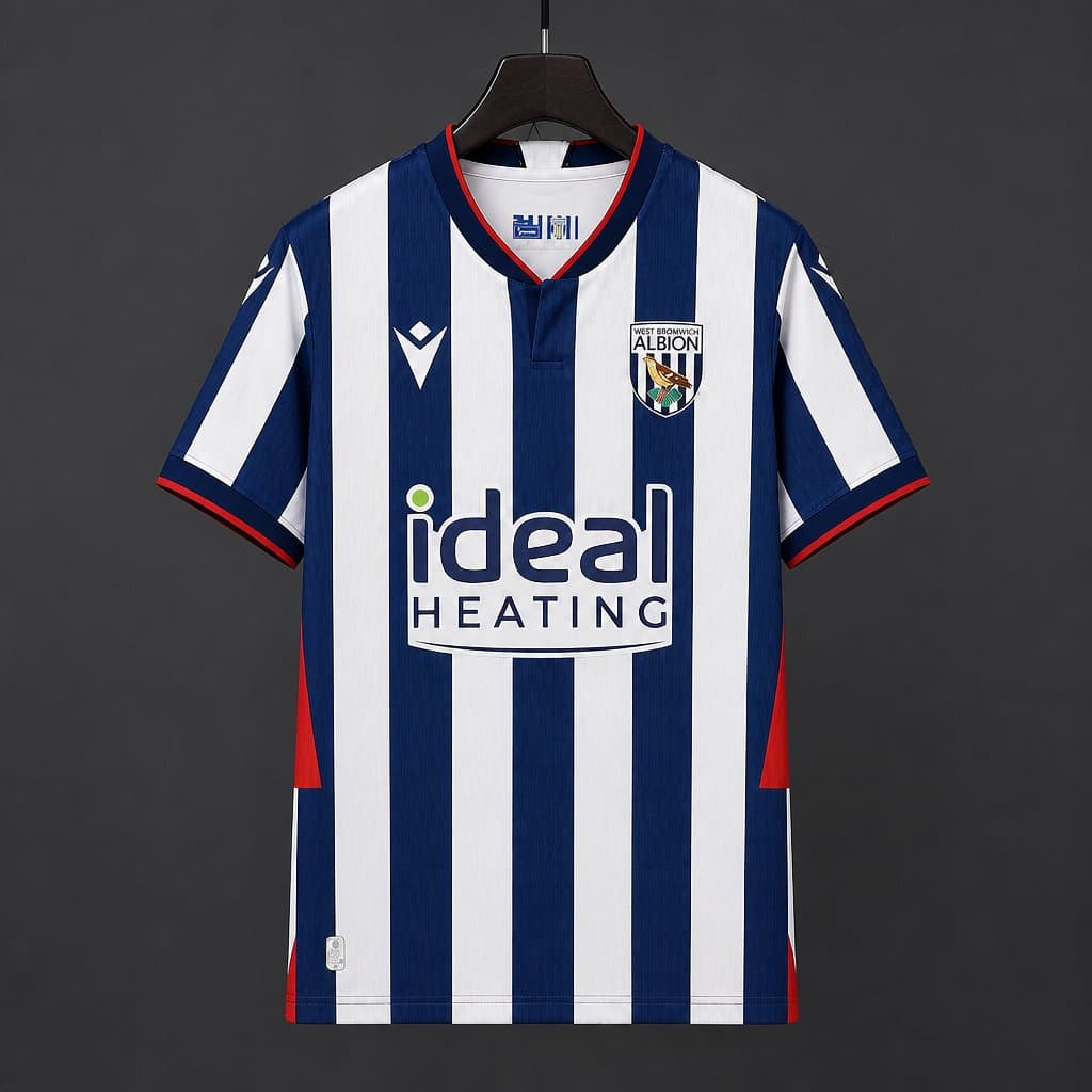 West Bromwich Albion Men's Jersey (Home) 26/27 front view