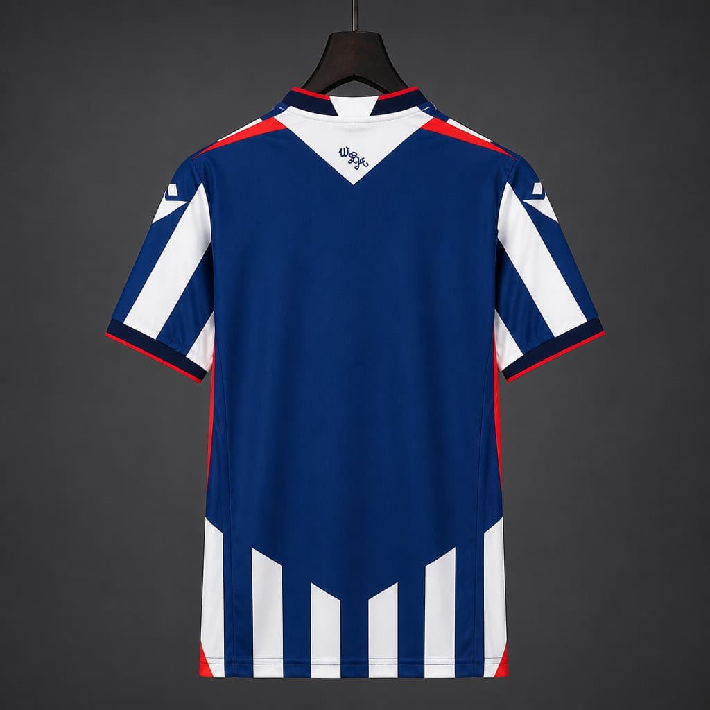West Bromwich Albion Men's Jersey (Home) 26/27 back view
