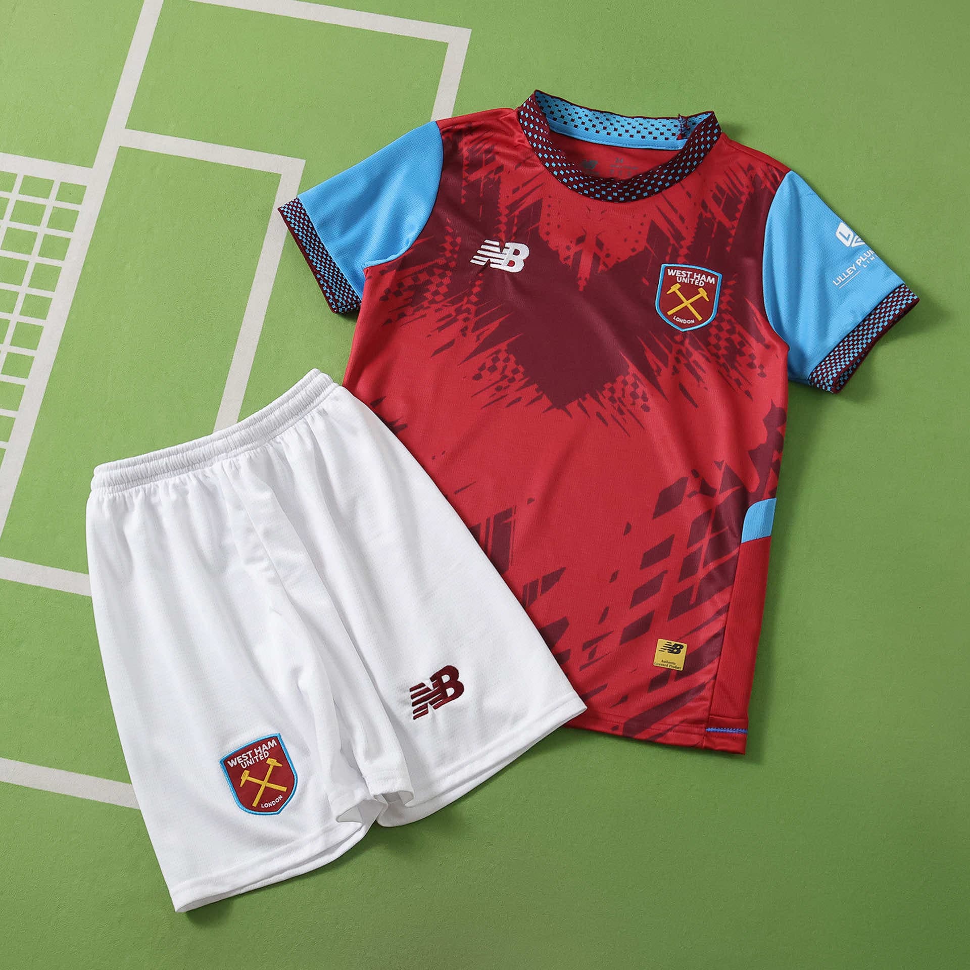 West Ham United Home Kids Kit 26/27 front view