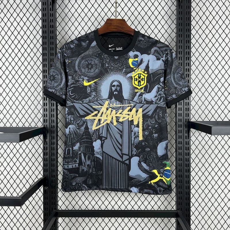 Brazil x StĂźssy Special Edition Jersey front view