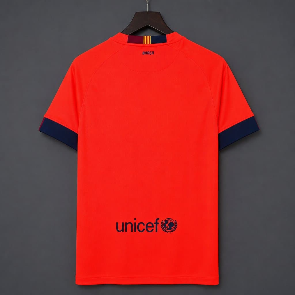 Barcelona 2014/15 Away Retro Jersey back view