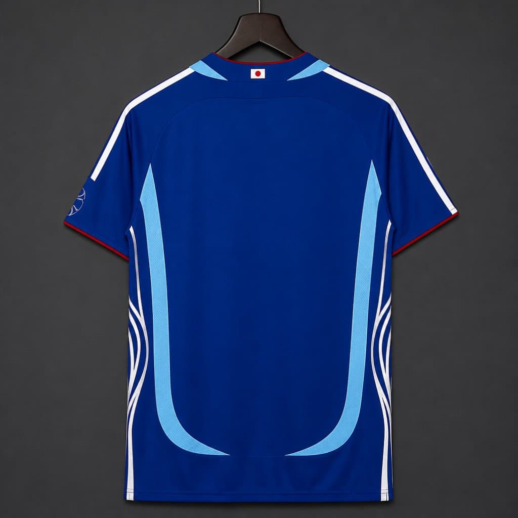 Japan 2006 Home Retro Jersey back view