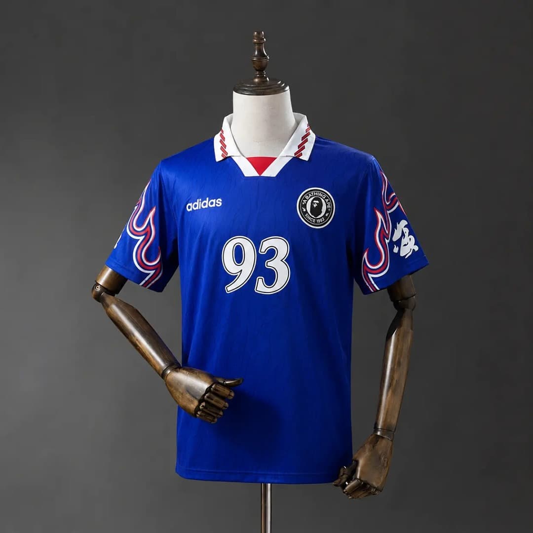 Bape Blue Retro "93" Special Edition Jersey front view