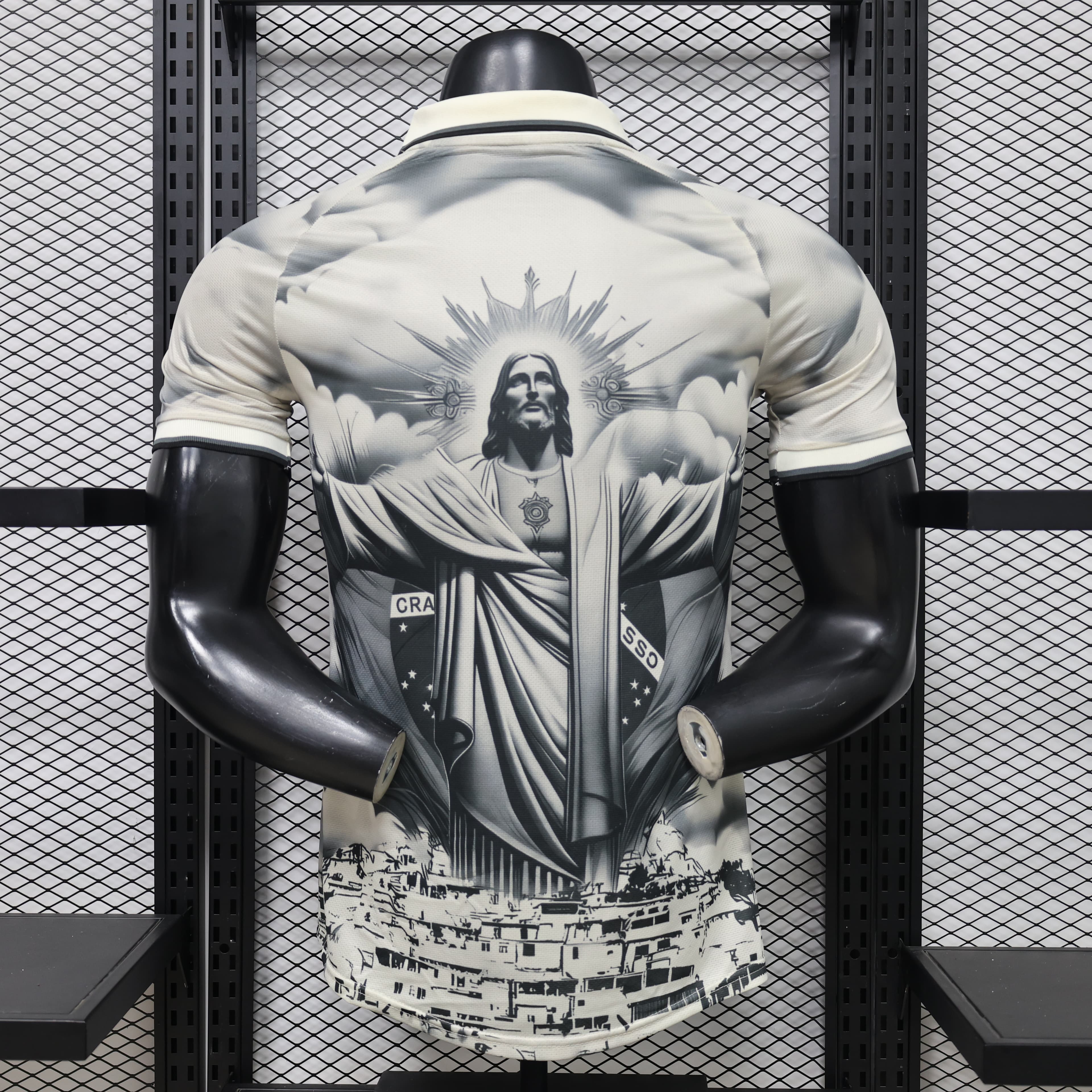 Flamengo "Manto Sagrado" Special Edition Jersey — Cristo Redentor back view