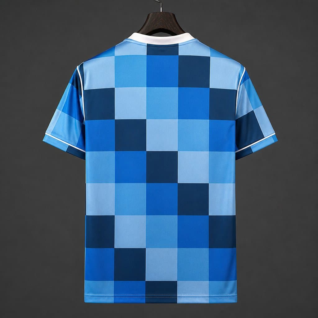 Derby County 1988/89 Away Retro Jersey back view