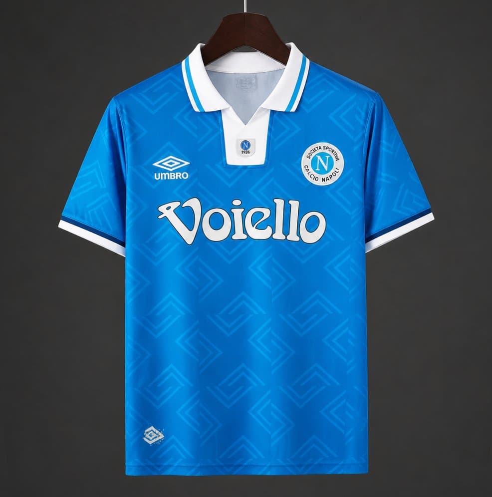 Napoli 1993/94 Home Retro Jersey front view