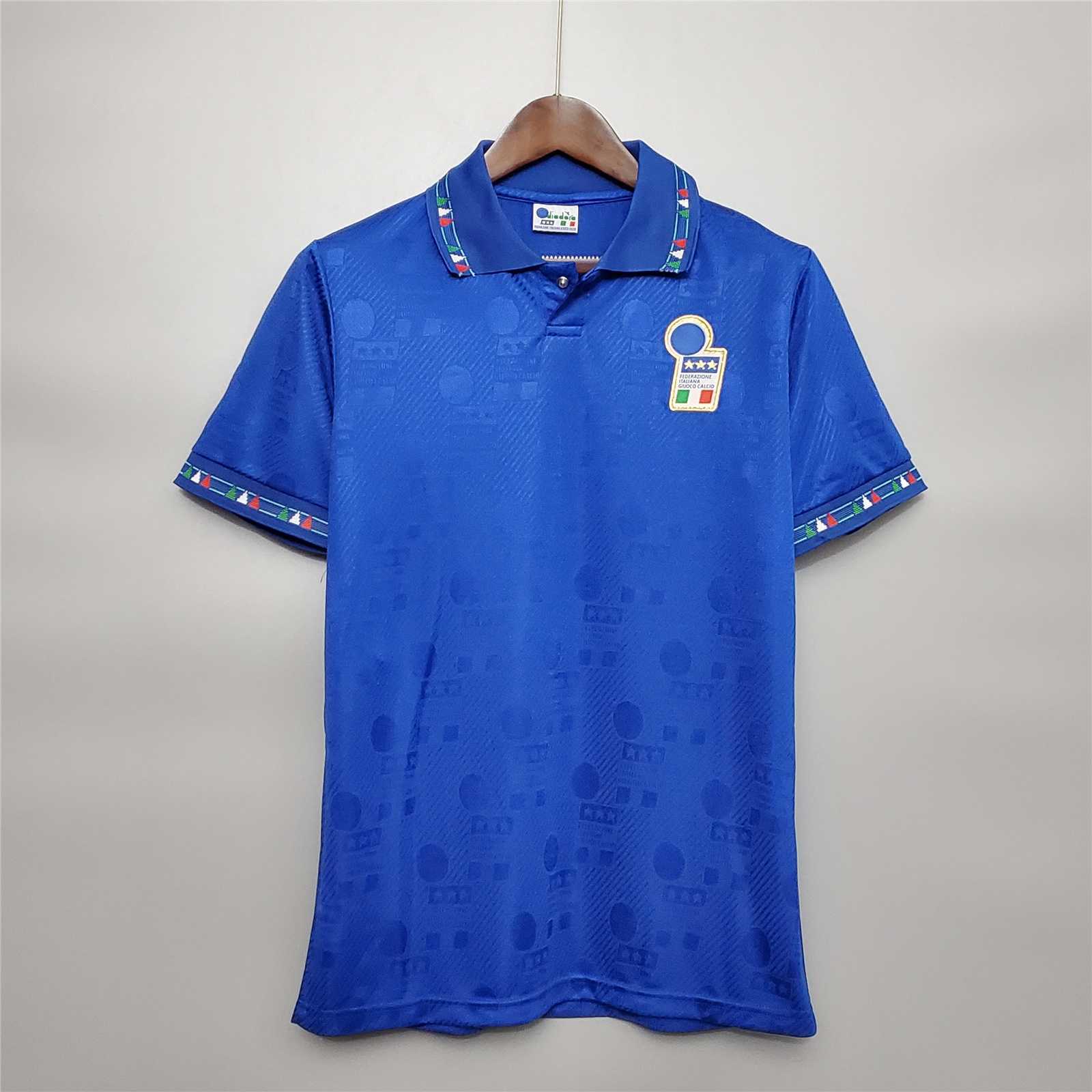 Italy 1994 World Cup Home Retro Jersey front view