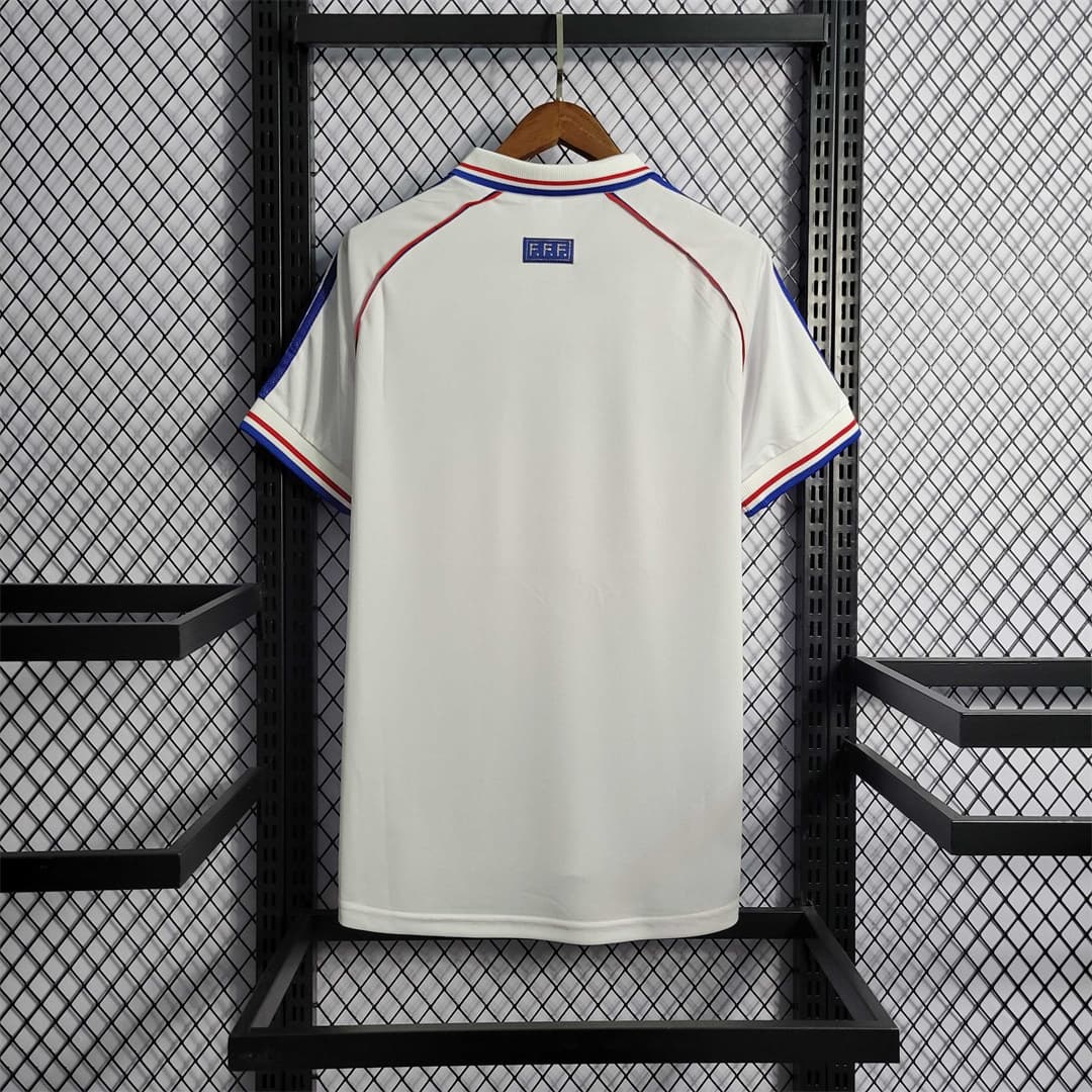 France 1998 World Cup Away Retro Jersey back view