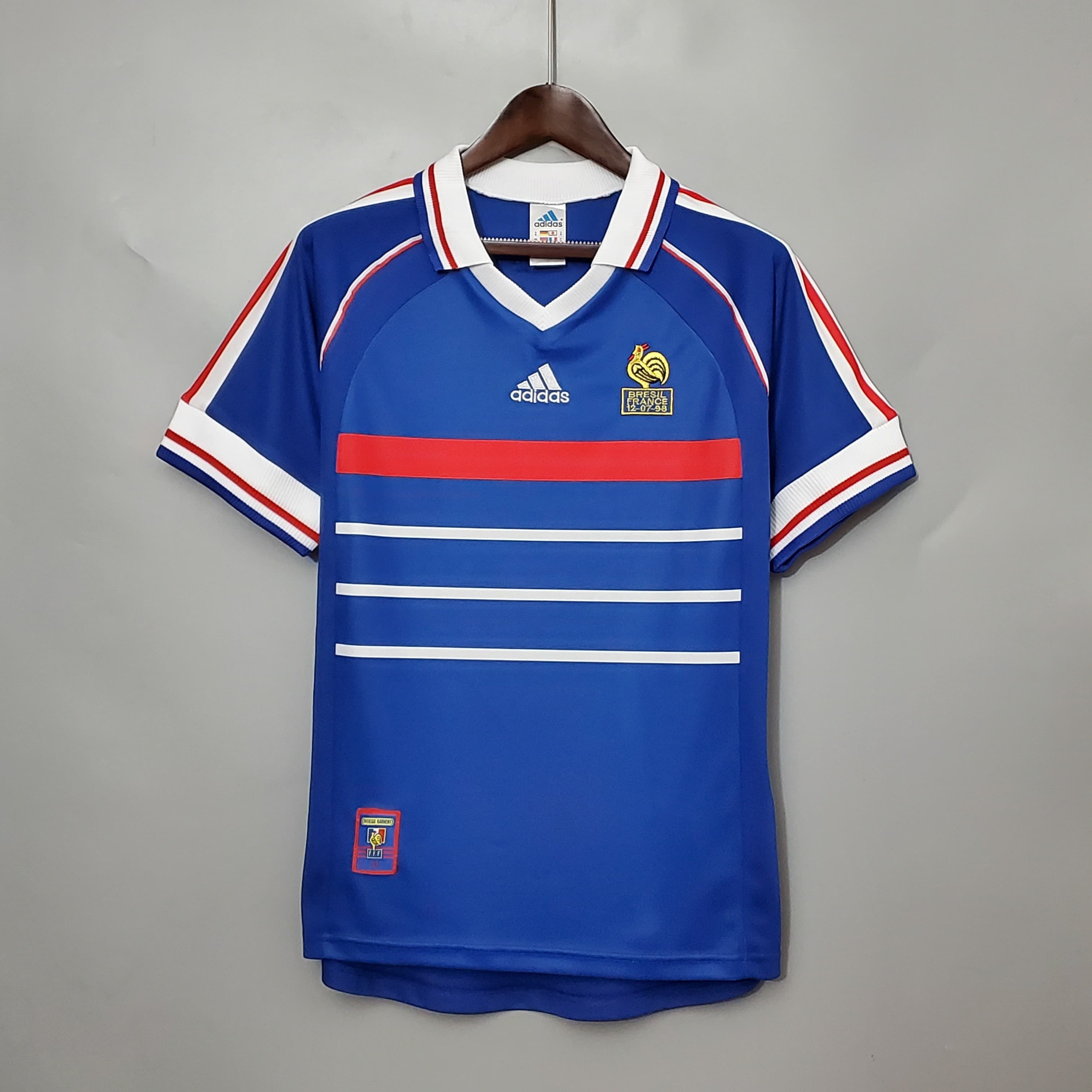 France 1998 World Cup Home Retro Jersey front view