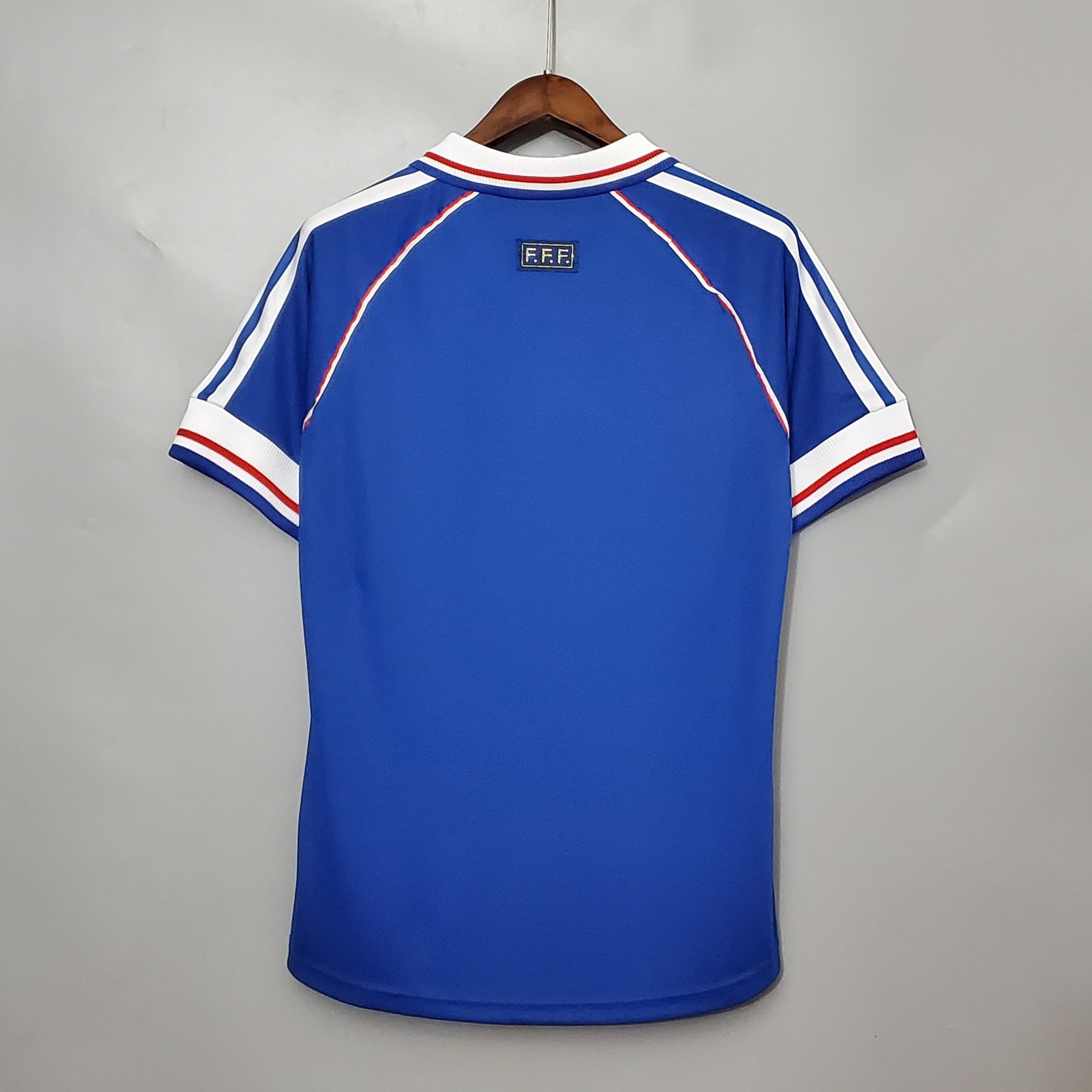 France 1998 World Cup Home Retro Jersey back view