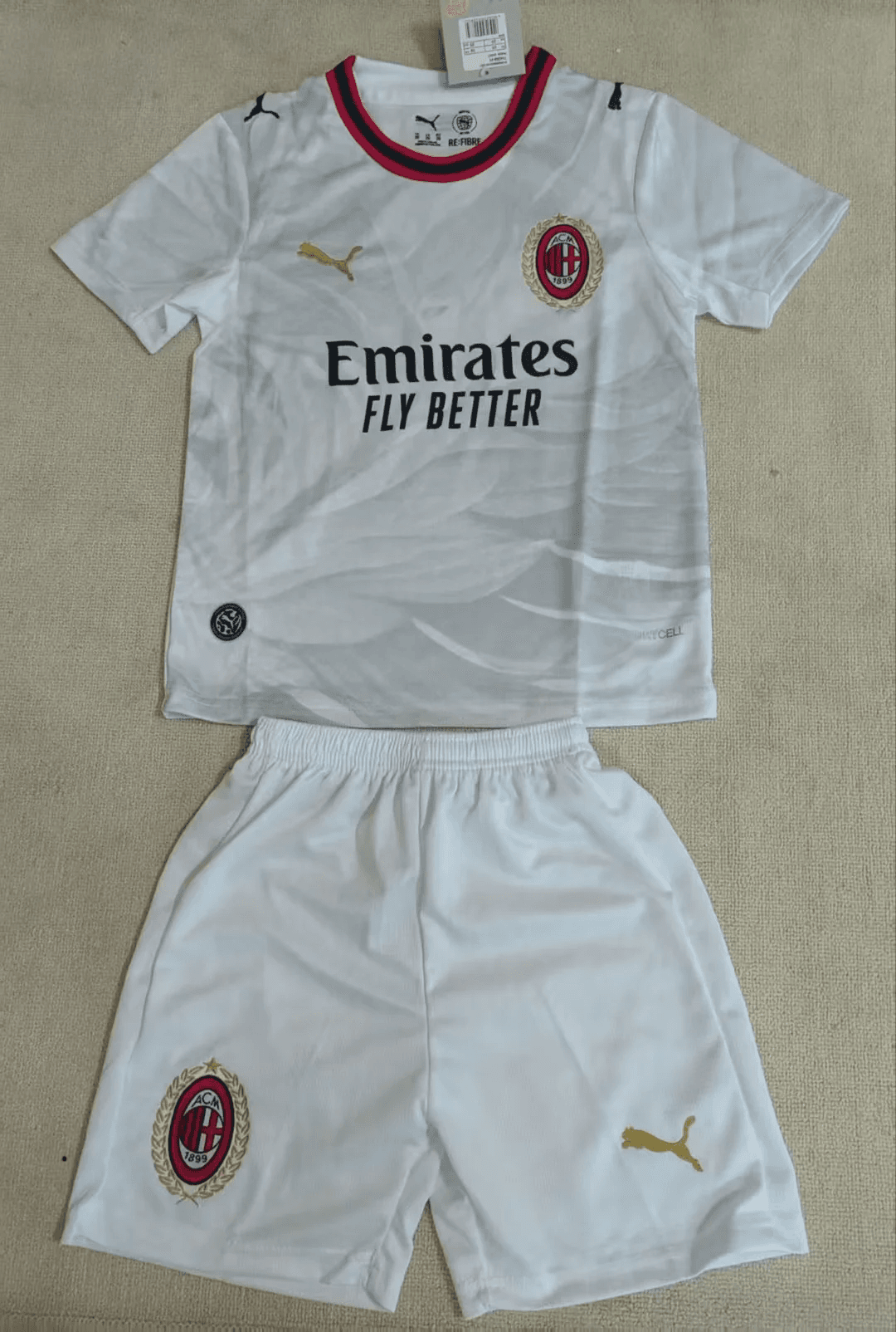 AC Milan Away Kids Kit 26/27 front view