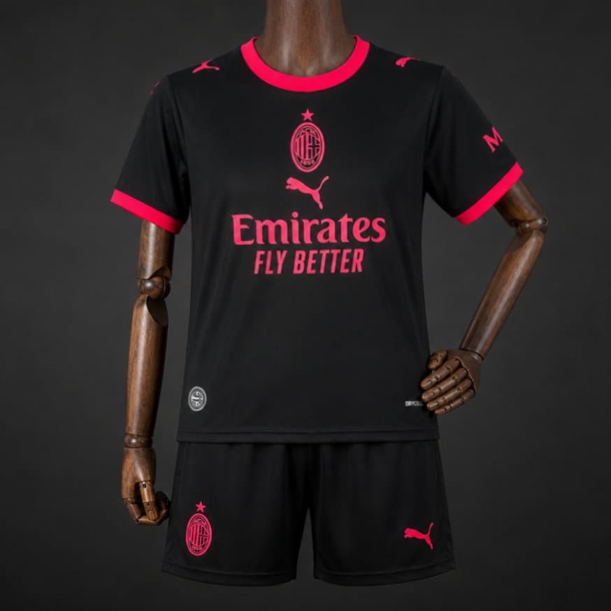 AC Milan Third Kids Kit 26/27 front view