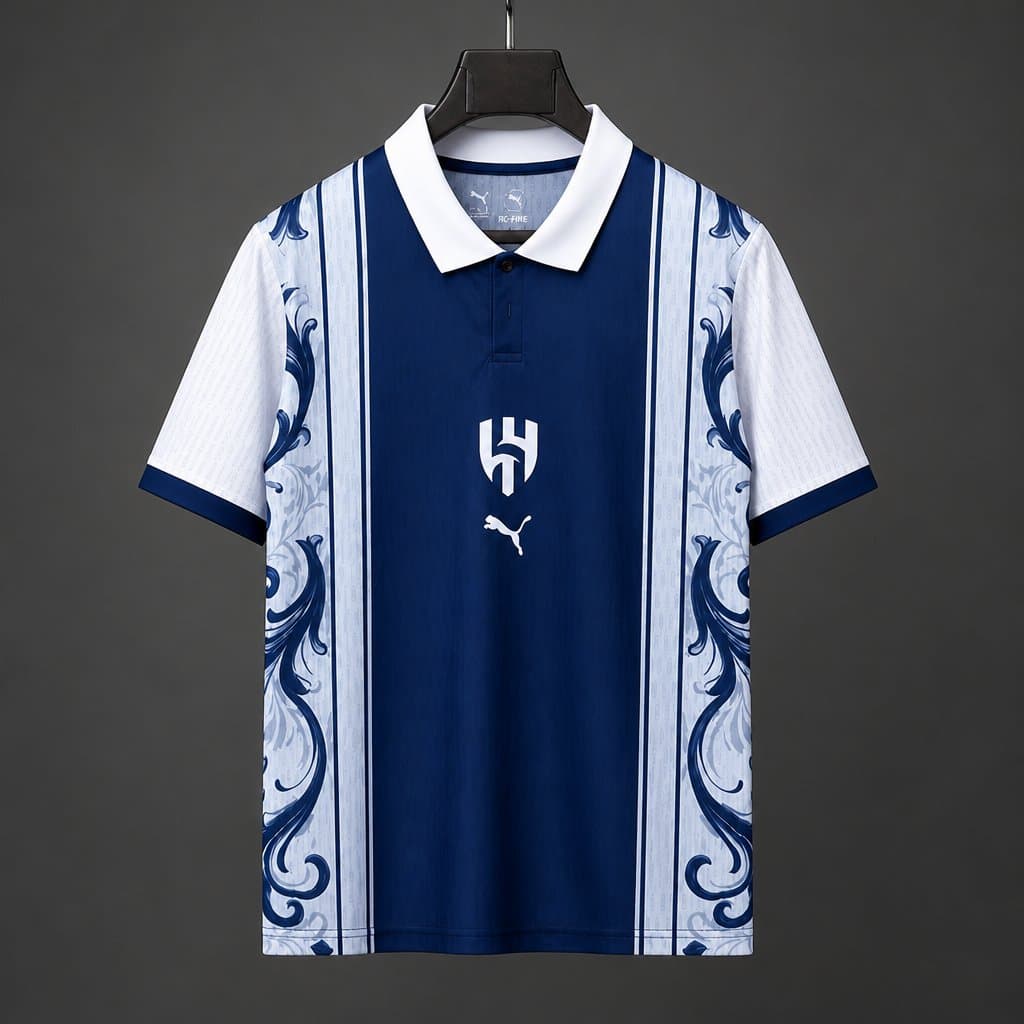 Al Hilal "Royal Baroque" Special Edition Jersey front view