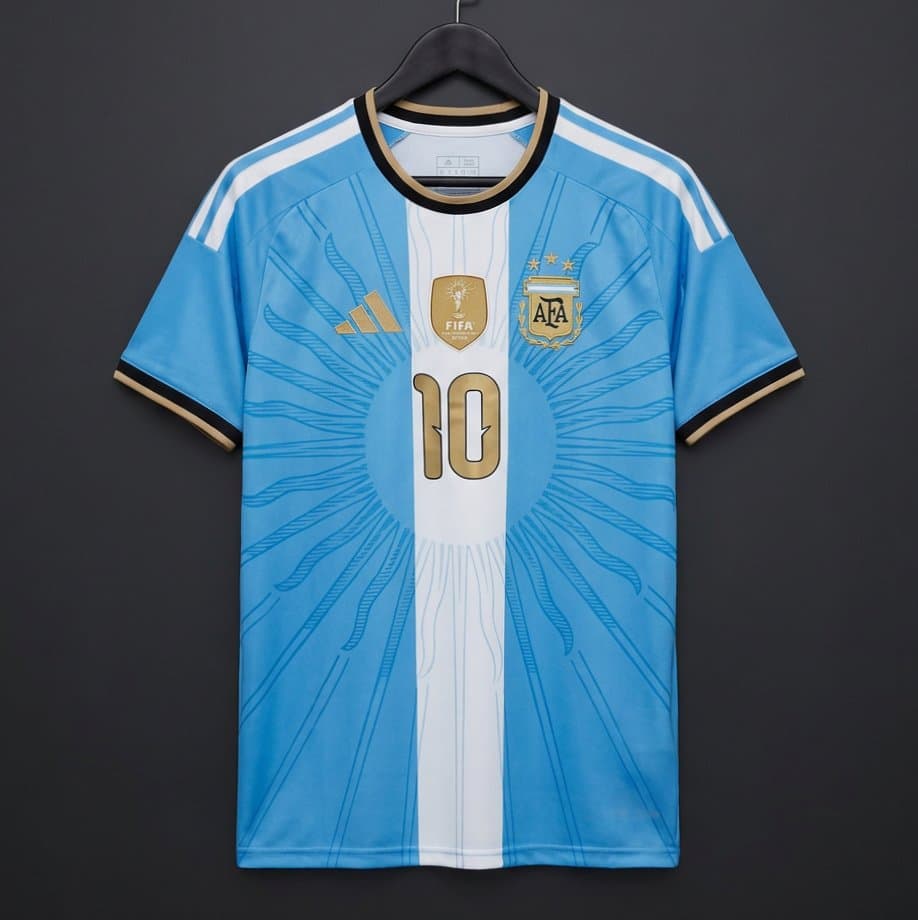 Argentina 26/27 Home Jersey - Messi Farewell Edition front view