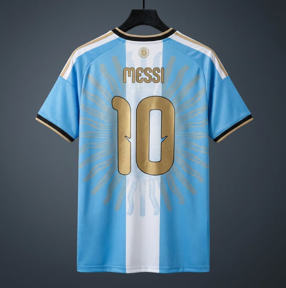 Argentina 26/27 Home Jersey - Messi Farewell Edition back view