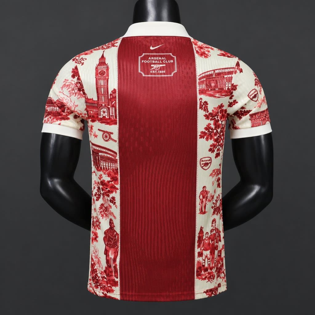 Arsenal "Gunners Toile" Special Edition Jersey back view
