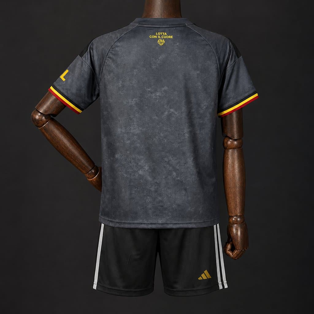 AS Roma Third Kids Kit 26/27 back view