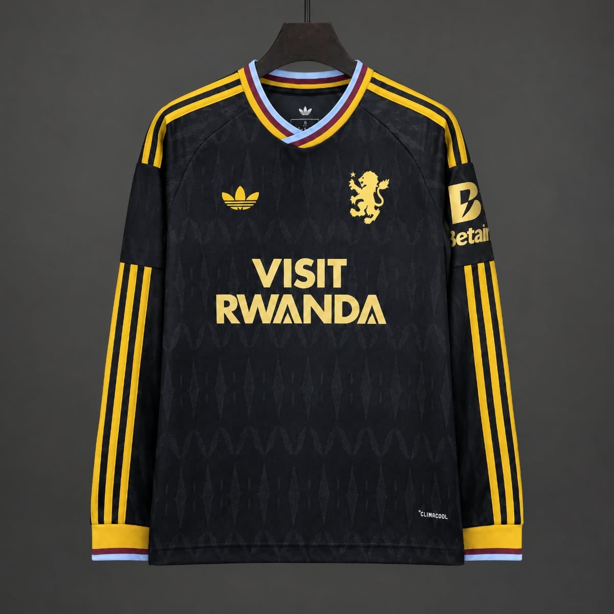 Aston Villa Away Long Sleeve Jersey 2026/27 front view
