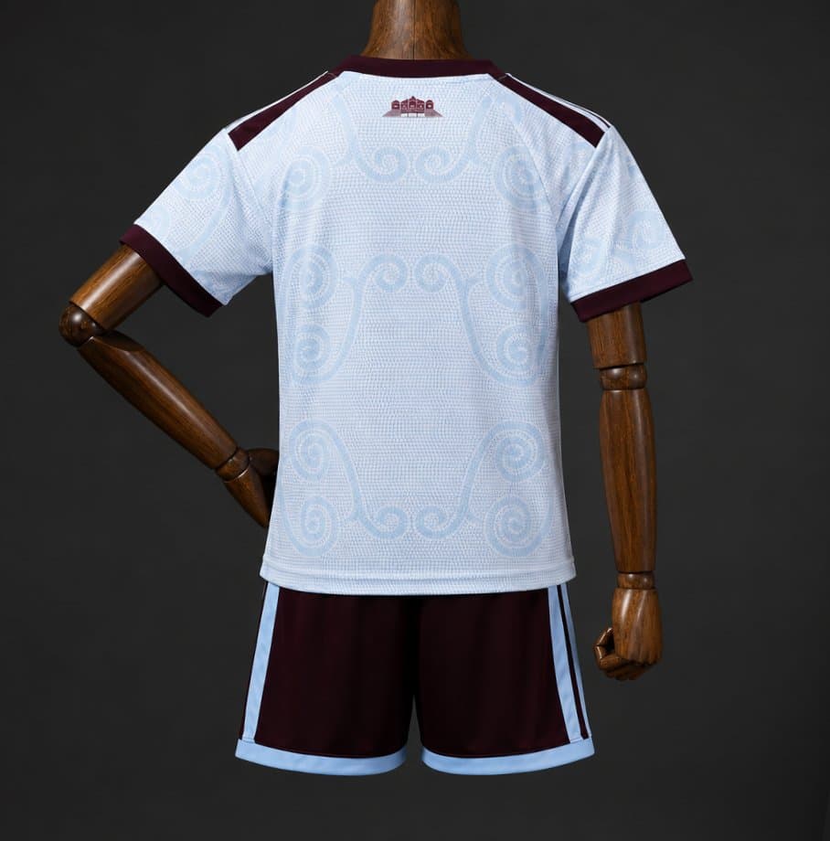 Aston Villa Third Kids Kit 26/27 back view
