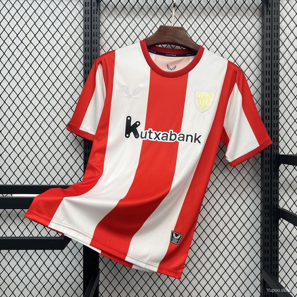 Athletic Bilbao Men's Jersey (Home) 25/26 front view