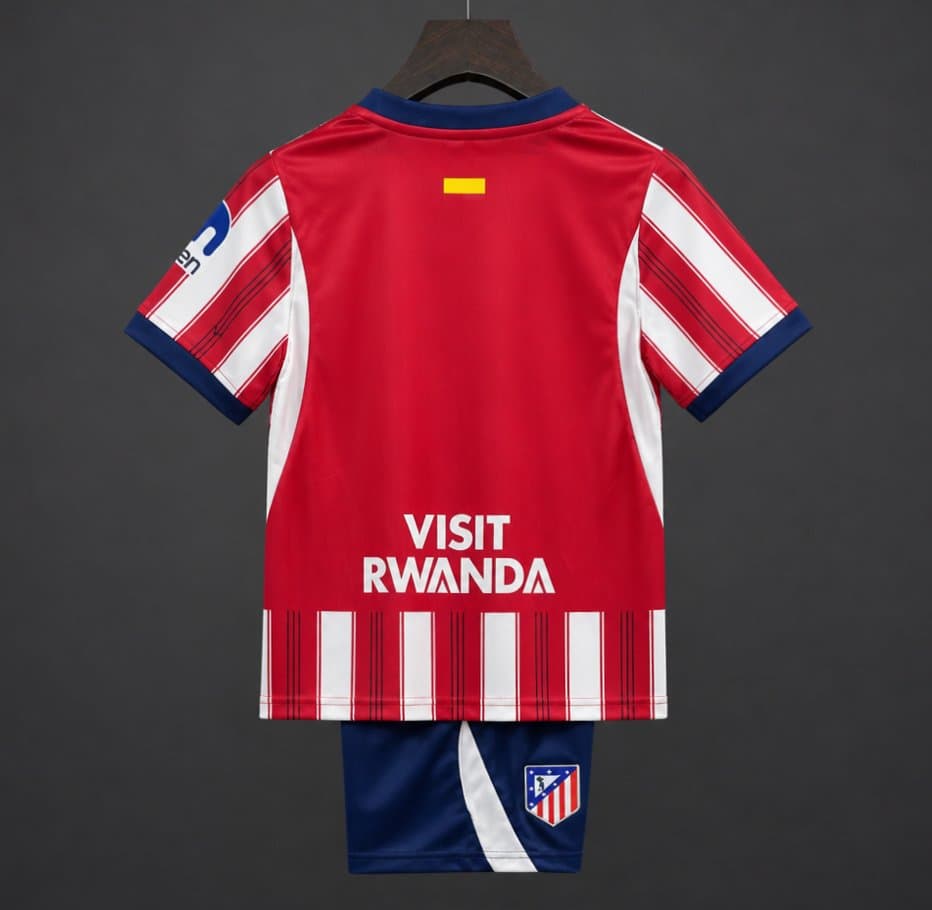 Atletico Madrid Home Kids Kit 26/27 back view